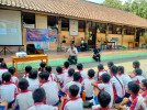 Menghadiri undangan kegiatan sosialisasi dan edukasi kepada guru dan siswa